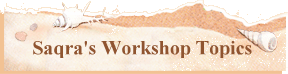 Saqra's Workshop Topics